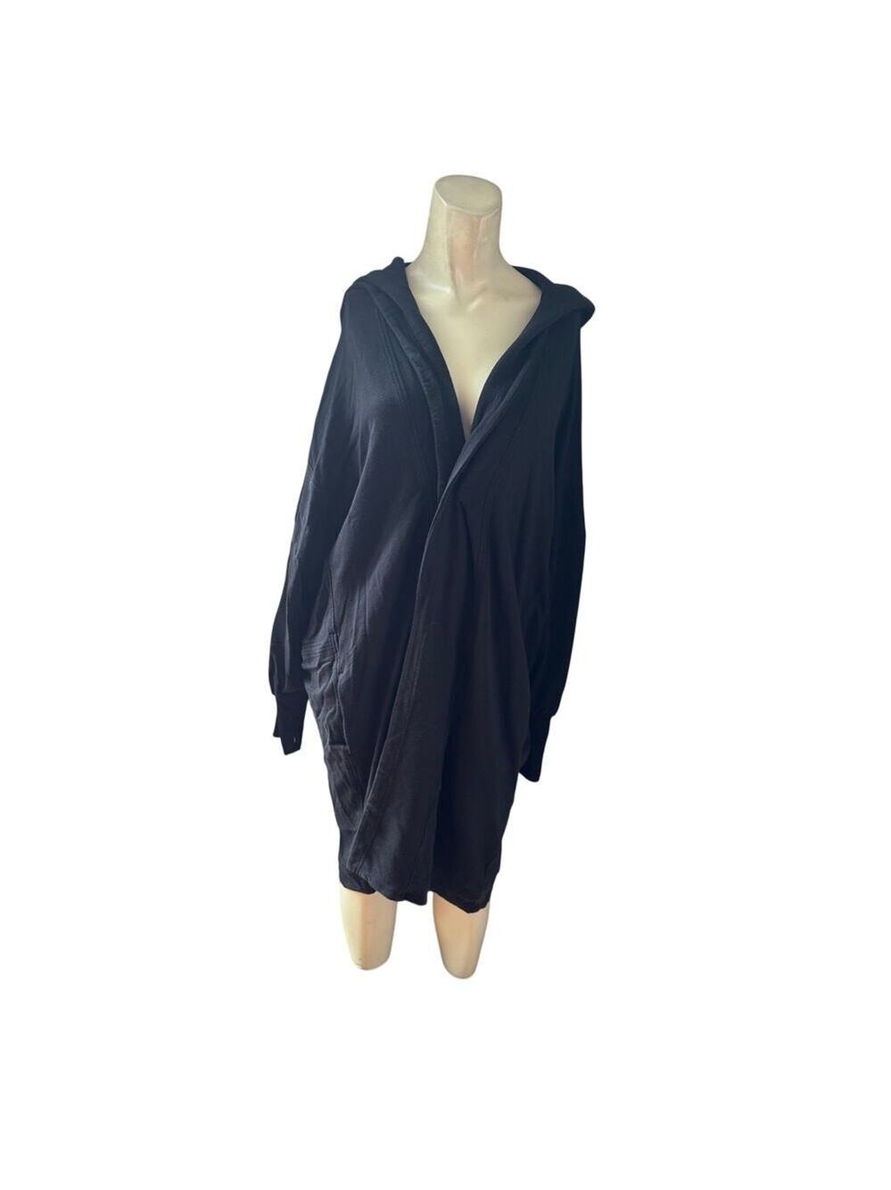 Athleta Vista Wrap/Athleta Mantra Wrap hooded cardigan.